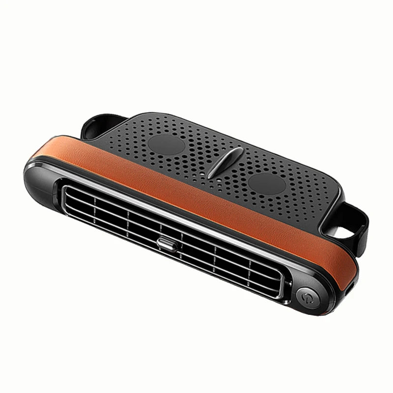 Car Headrest Cooling Air Fan 3 Speeds Adjustable Car Neck Cooler USB Powered Rear Seat Ventilator for Front Rear Seat Passenger